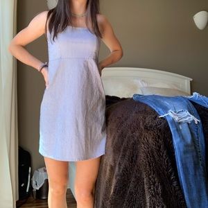 Brandy Melville blue and white striped dress